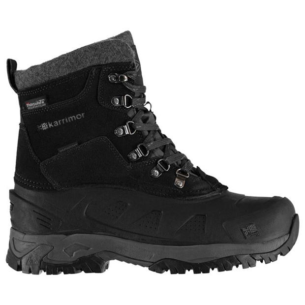 Karrimor mens snowfur ii 2025 weathertite snow boots black